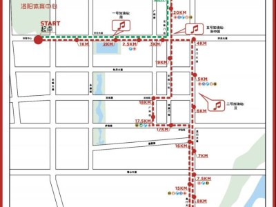 2024搖滾馬拉松洛陽站高清線路圖