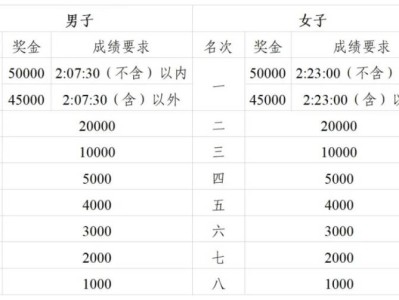 2024廣州馬拉松比賽獎(jiǎng)勵(lì)方法（獎(jiǎng)金是多少）