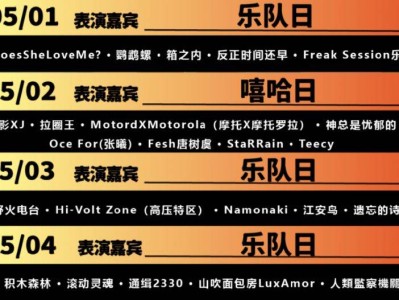 5.1-5.4翹樂音樂馬拉松免費(fèi)入場(chǎng)（時(shí)間+地點(diǎn)+嘉賓）