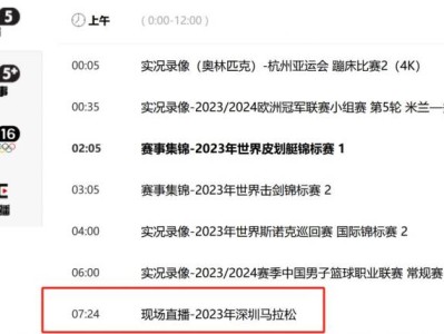 2024深圳馬拉松直播入口（視頻+圖文直播+直播時間）