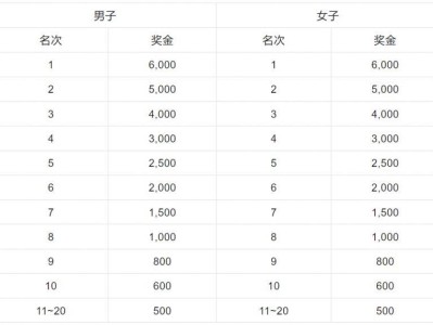 2025年容桂環(huán)島馬拉松獎金多少錢？