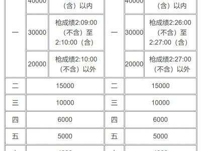宜昌馬拉松2024獎勵辦法