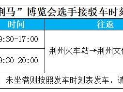 2026荊州馬拉松交通接駁指南（博覽會+賽事當天+賽后擺渡車）