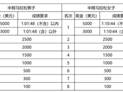 2025黃石馬拉松獎(jiǎng)金多少錢