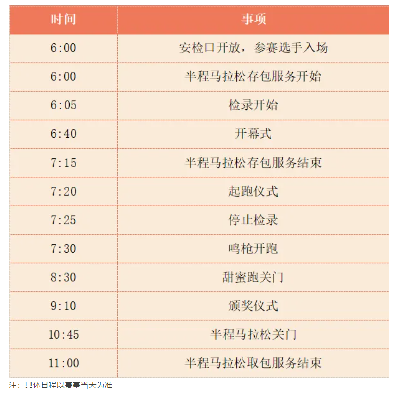 2024縉云仙都女子半程馬拉松(賽事規(guī)程)（2）