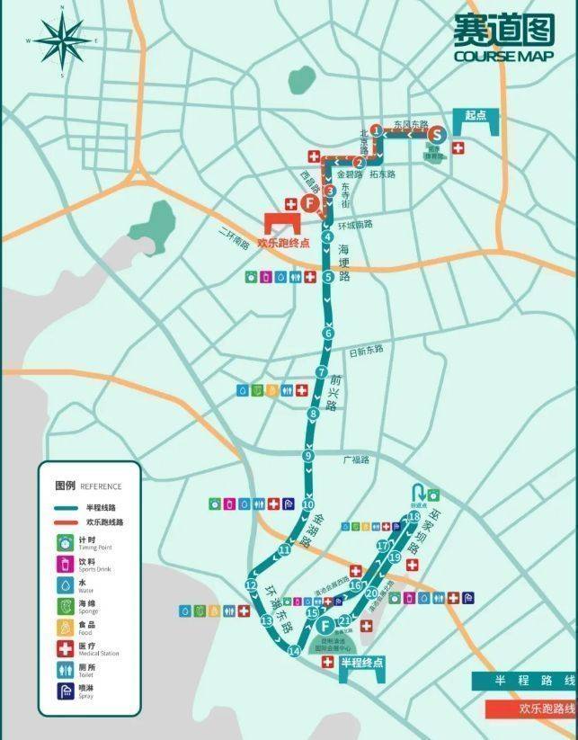 2024昆明半程馬拉松歡樂(lè)跑路線圖+路線