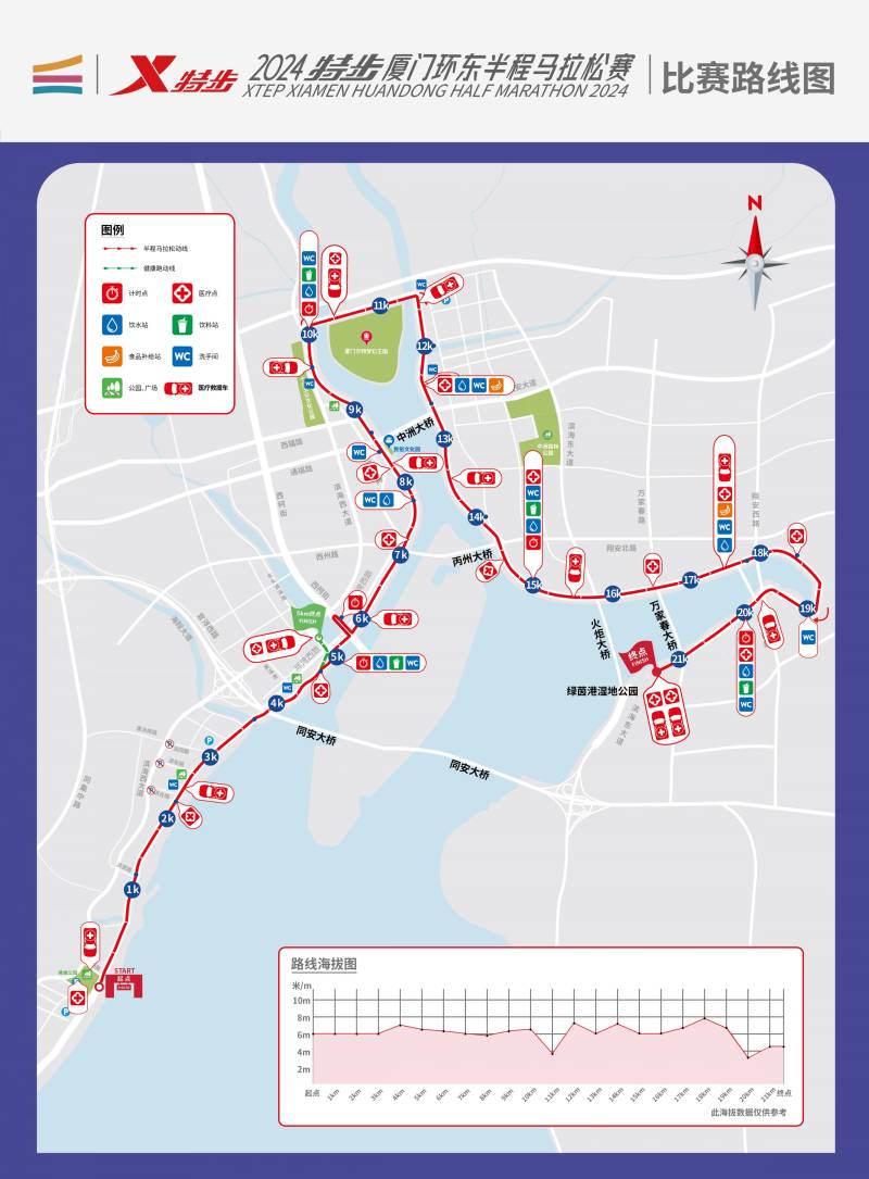 廈門環(huán)東半程馬拉松在哪里？