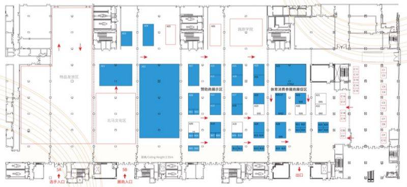 2024北京馬拉松博覽會(huì)展館分布