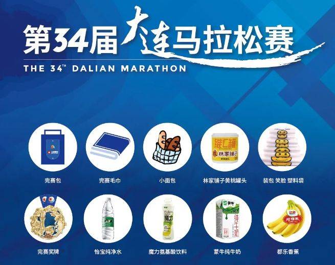 2024大連馬拉松完賽包物資有哪些？