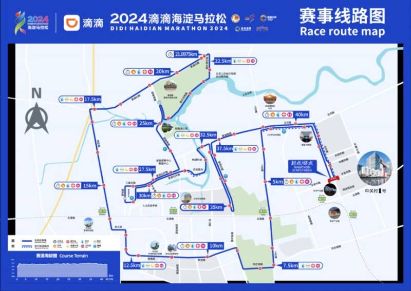 2024北京海淀馬拉松活動期間對部分道路采取臨時交通管制的通告