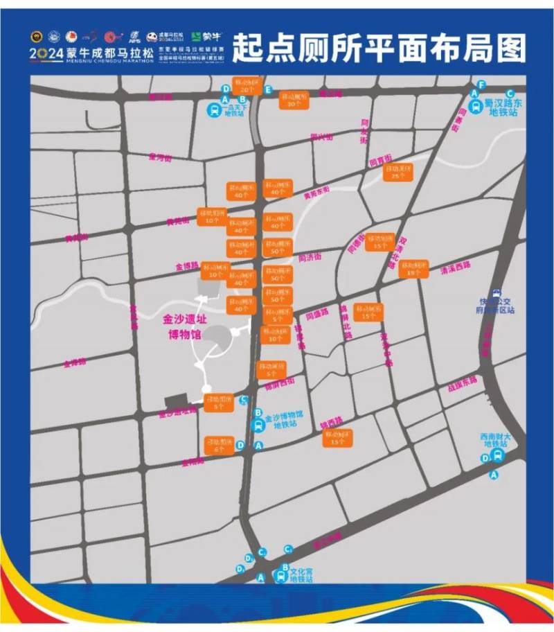 2024成都馬拉松起終點(diǎn)攻略（交通+廁所+流程）（2）