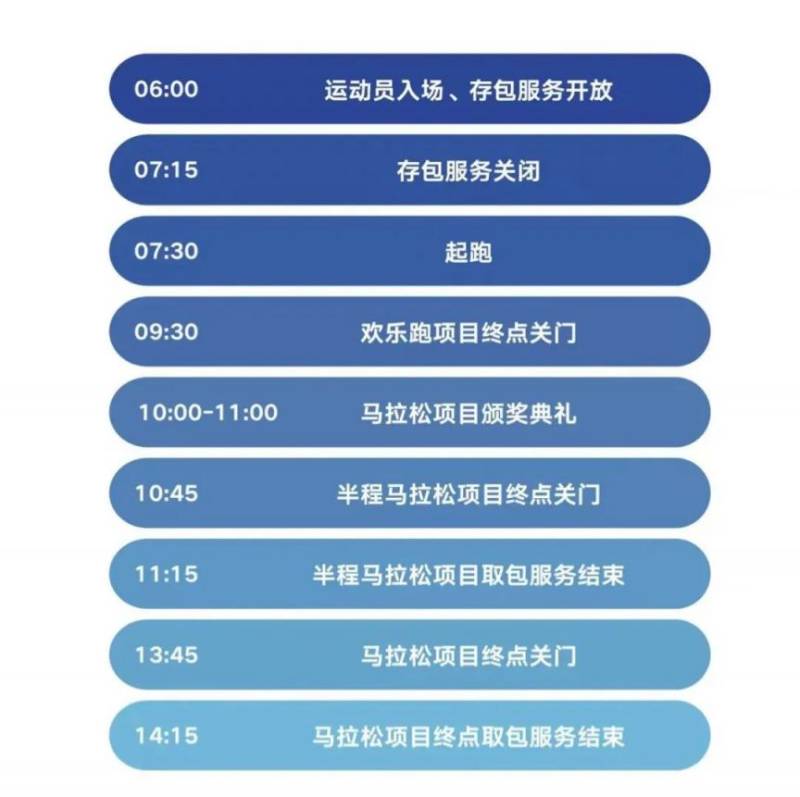 2024西安馬拉松賽前提示(報到領(lǐng)物+比賽日+存包+集合)（2）
