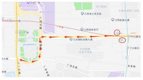 2024南昌馬拉松抵達(dá)起點(diǎn)路線圖(3) 2024南昌馬拉松抵達(dá)起點(diǎn)路線圖(3)