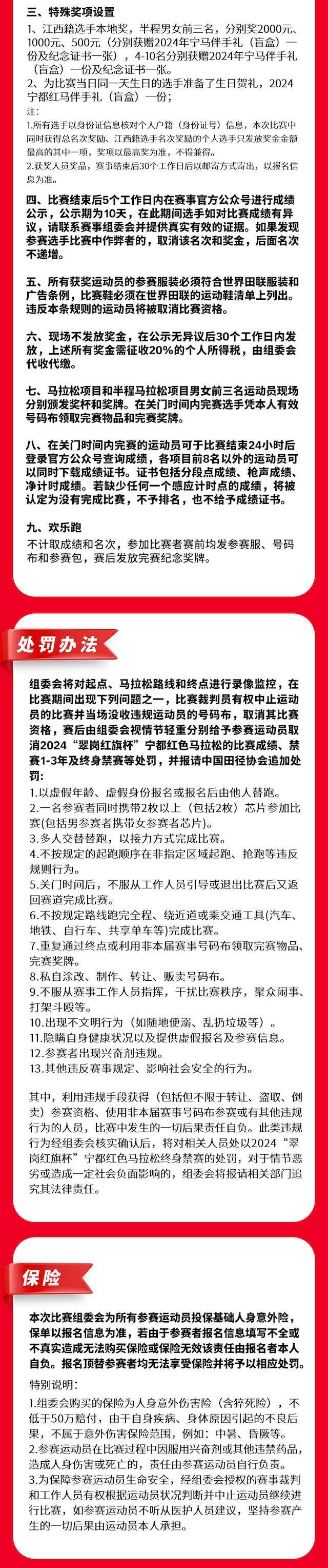 2024“翠崗紅旗杯”寧都紅色馬拉松(賽事規(guī)程)（6）