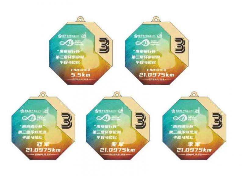 2024南通環(huán)紫瑯湖半程馬拉松獎牌一覽 2024南通環(huán)紫瑯湖半程馬拉松獎牌一覽