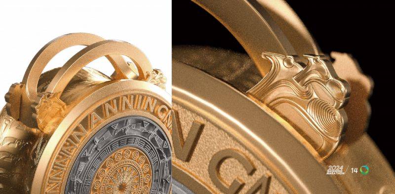 2024年南寧馬拉松獎牌樣式圖片(2) 2024年南寧馬拉松獎牌樣式圖片(2)