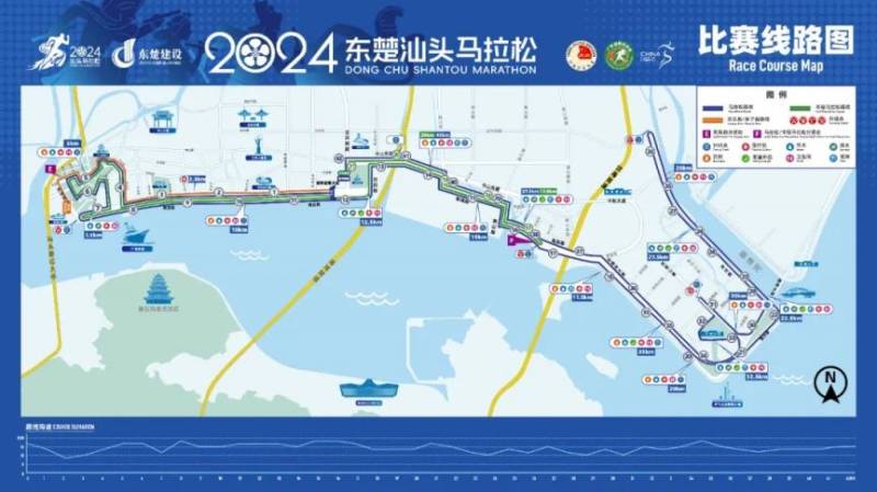 2024汕頭馬拉松路線圖（附圖示）