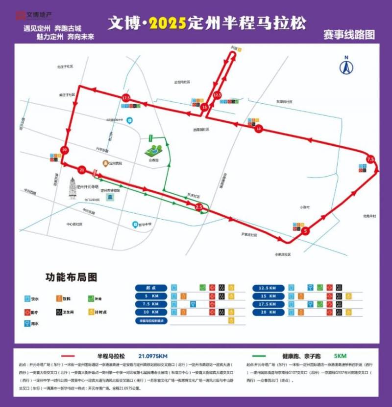 2025定州半程馬拉松比賽路線圖