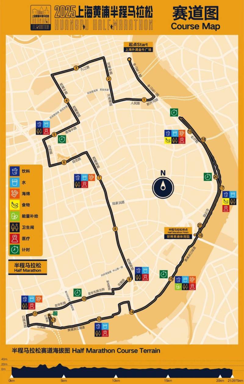 2025上海黃浦半程馬拉松參賽攻略（報(bào)名入口+賽程圖+賽事獎(jiǎng)金）