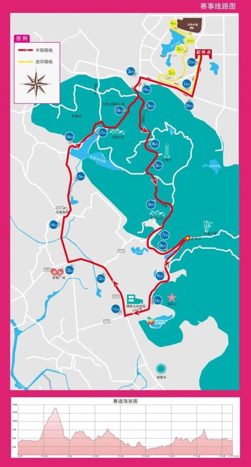 2025南京溧水半程馬拉松賽事路線圖一覽