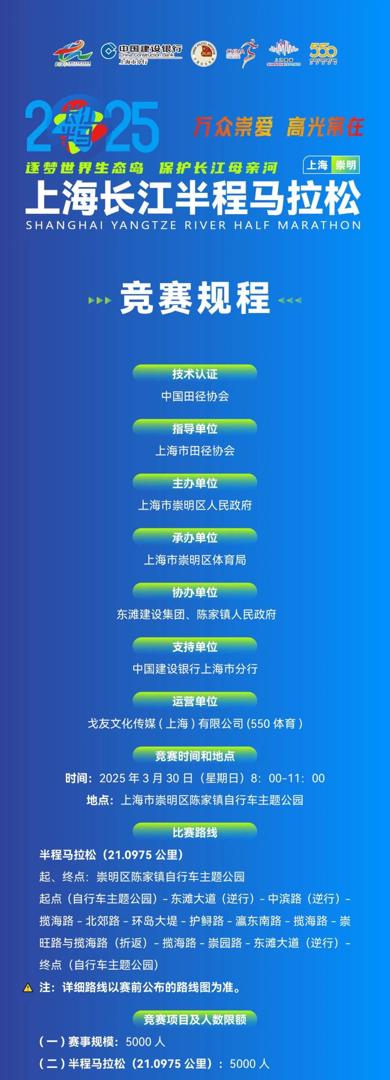 2025上海長江半程馬拉松(賽事規(guī)程)（2）
