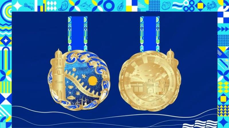 2025南通啟東馬拉松獎(jiǎng)牌長什么樣子？