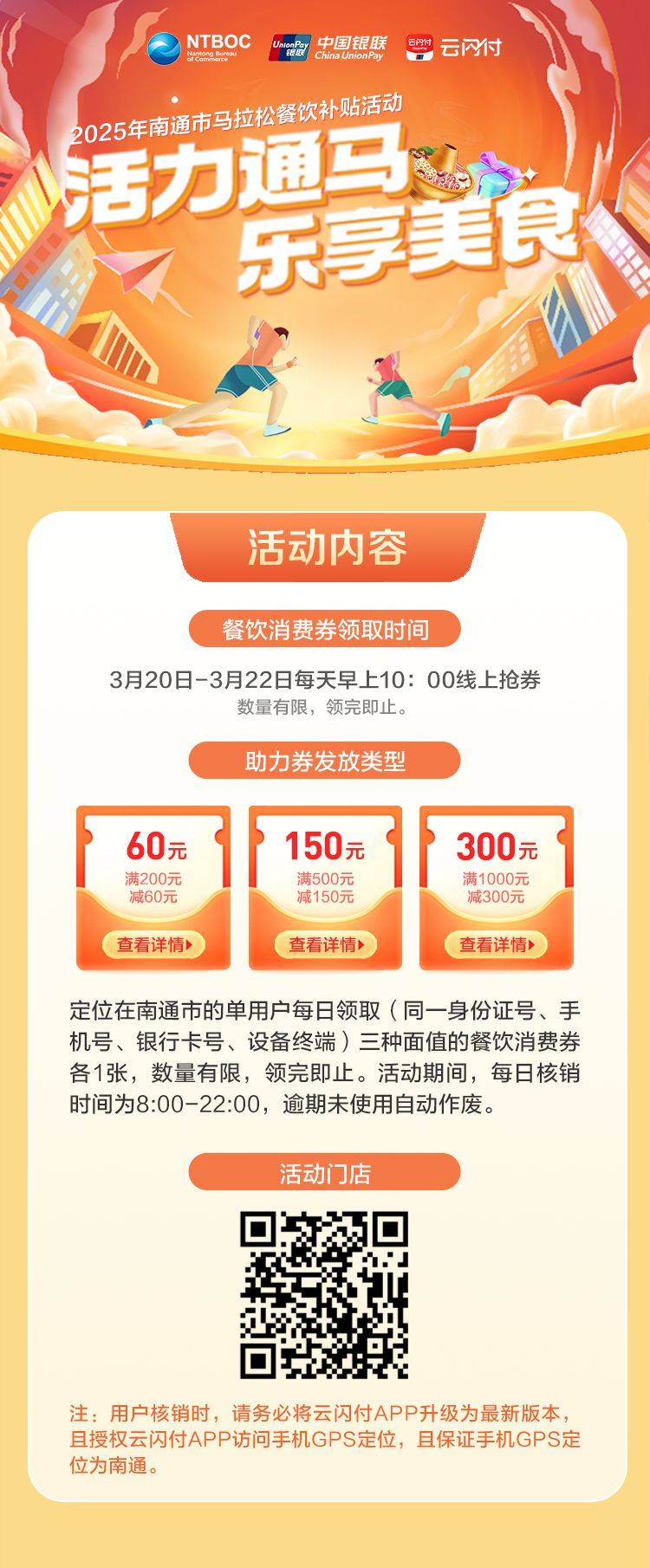 南通馬拉松餐飲消費券領(lǐng)取指南2025（2）