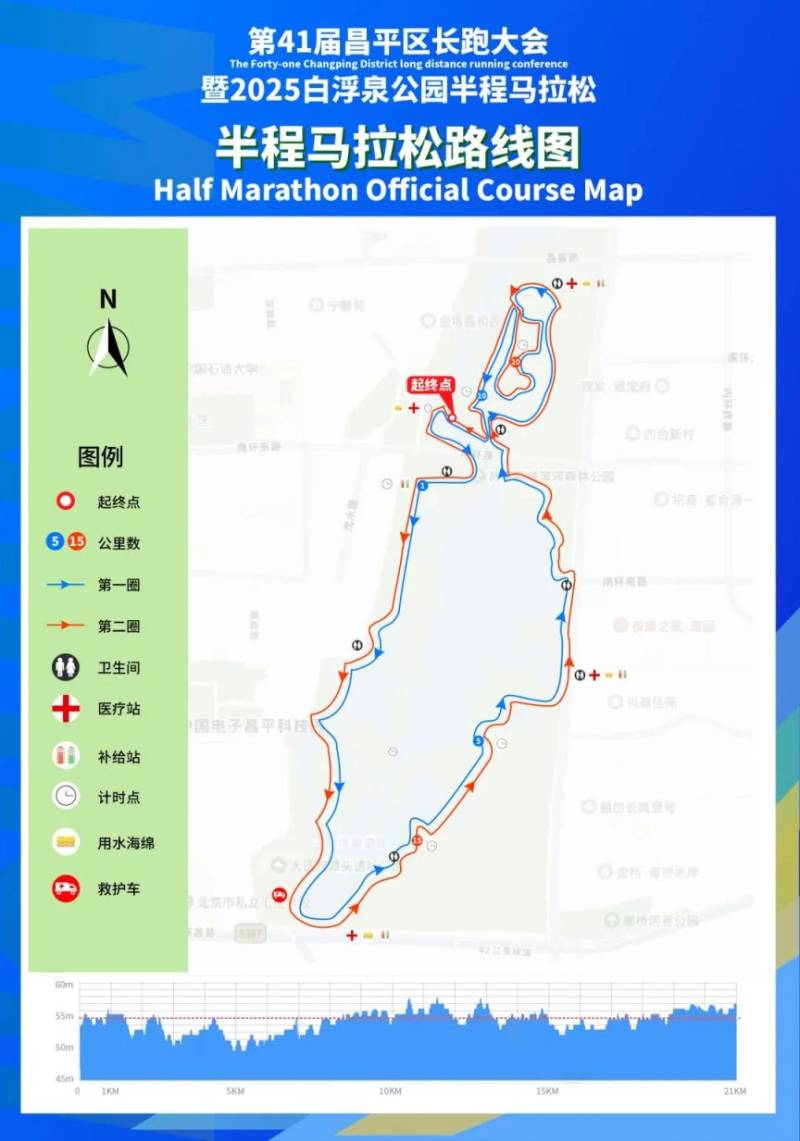 2025北京昌平半程馬拉松比賽路線圖