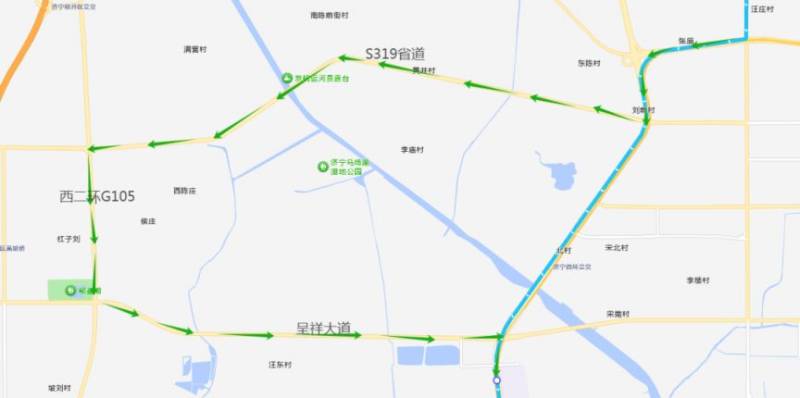 2025濟寧馬拉松城際公交臨時繞行公告