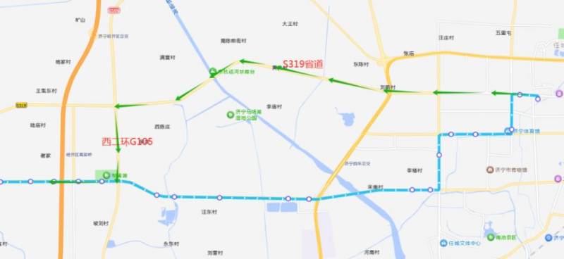 2025濟寧馬拉松城際公交臨時繞行公告（4）