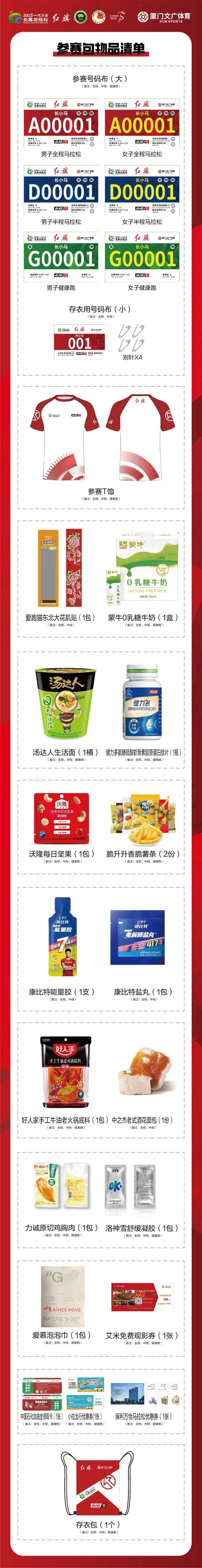 2025長(zhǎng)春馬拉松參賽包物品清單（2）