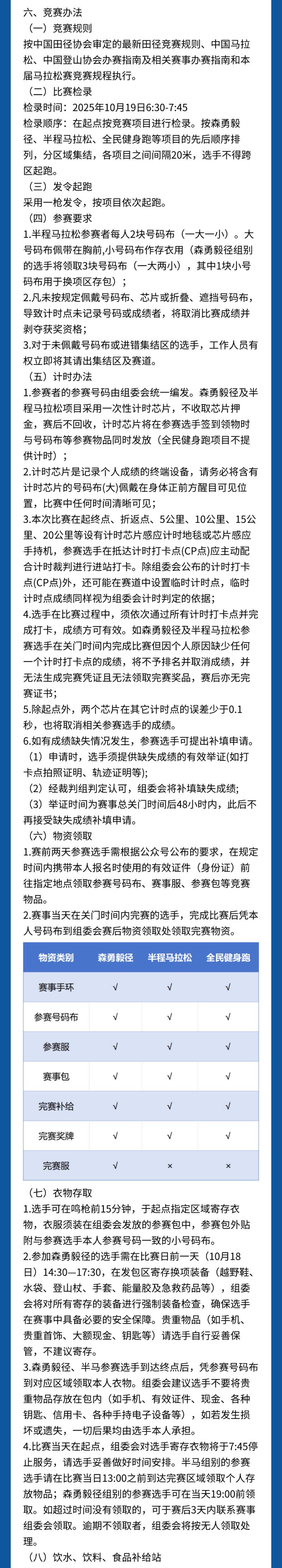 2025大余第六屆森勇毅徑半程馬拉松賽(賽事規(guī)程)（3）