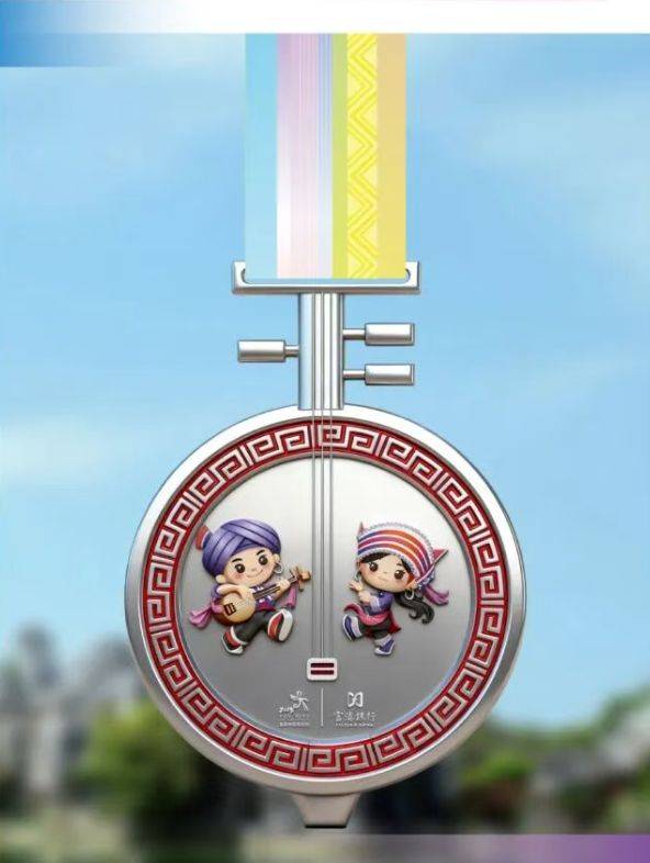 昆明半程馬拉松親子跑獎(jiǎng)牌+獎(jiǎng)品2025