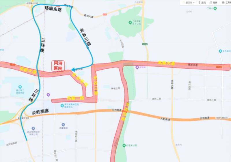 2025光谷馬拉松交通管制措施（管制路段+繞行措施）（7）