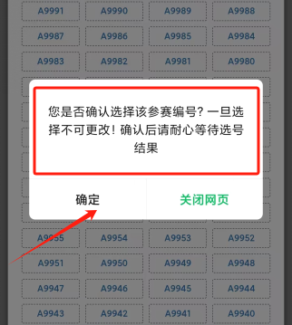2025惠州馬拉松自助選號攻略（分區(qū)查詢+選號流程）（13）