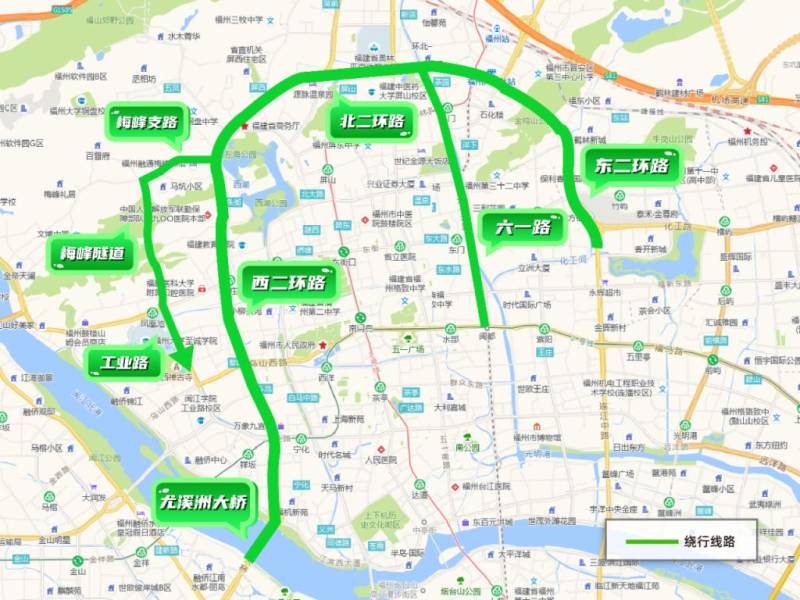 2025年福州馬拉松賽事期間鼓樓區(qū)交通出行繞行指引（6）