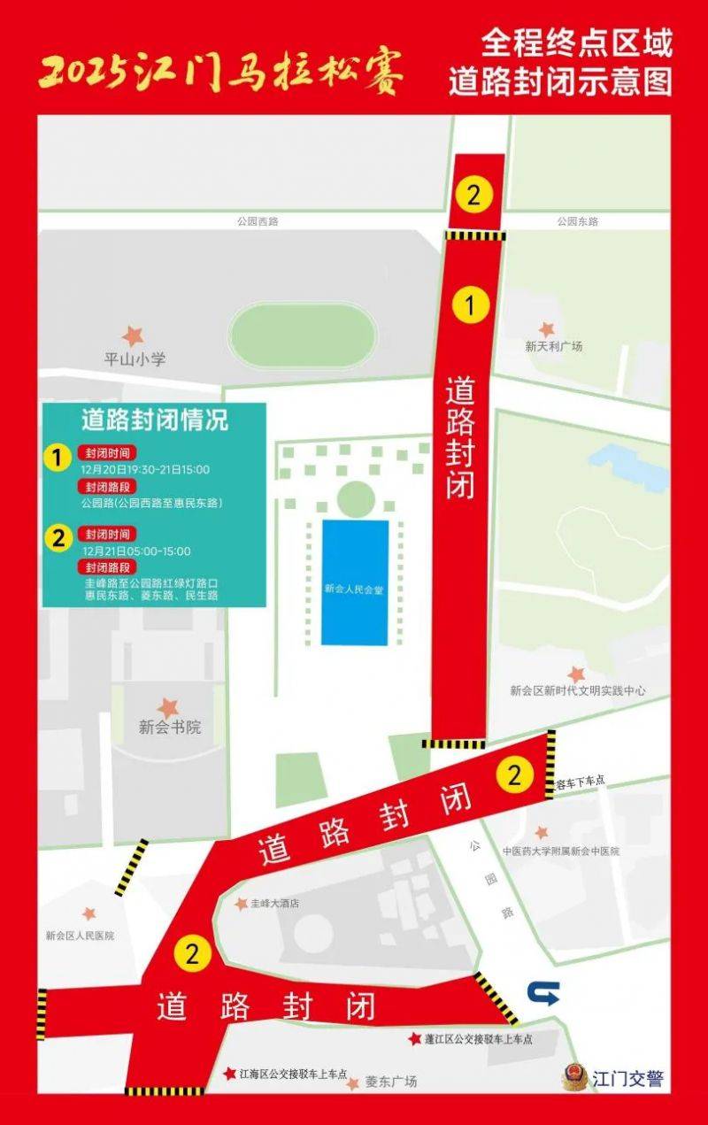 2025江門馬拉松交通管制路段（6）