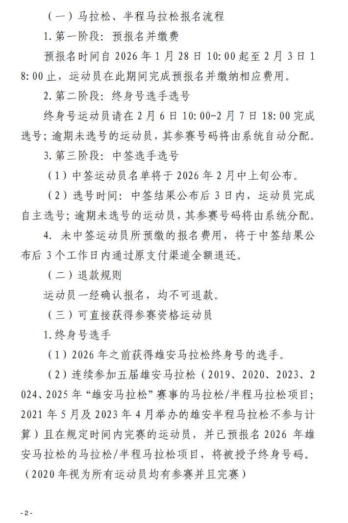 2026雄安馬拉松報(bào)名須知（2）