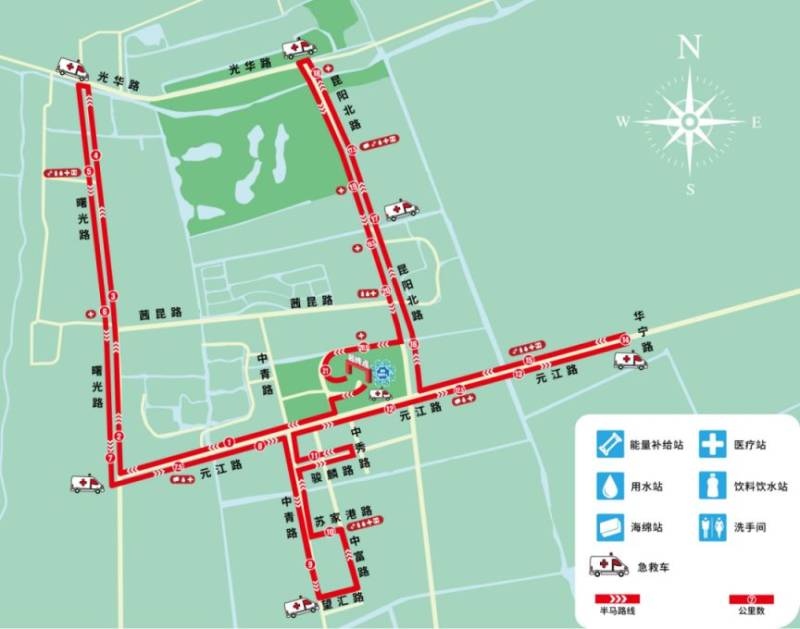 2026上海馬橋半程馬拉松比賽時(shí)間+地點(diǎn)+路線圖（2）
