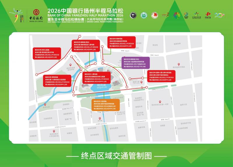 2026揚(yáng)州半程馬拉松交通管制時(shí)間+路段（3）