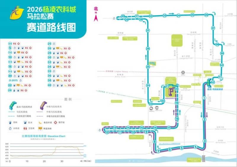 2026楊凌農(nóng)科城馬拉松賽道路線正式公布