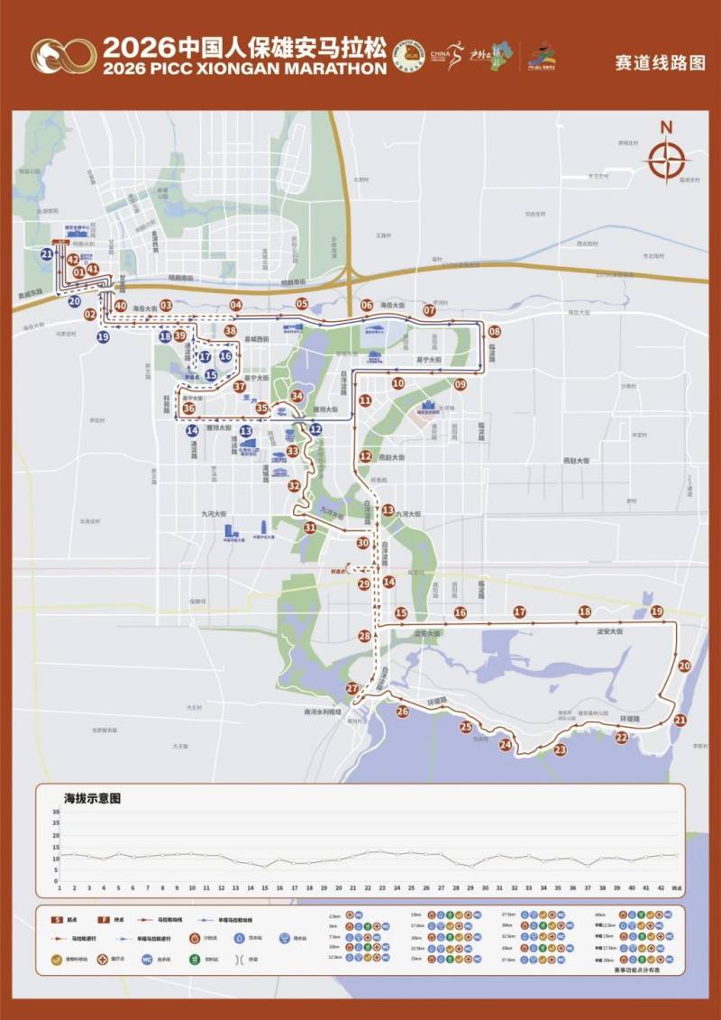 2026雄安馬拉松賽道圖